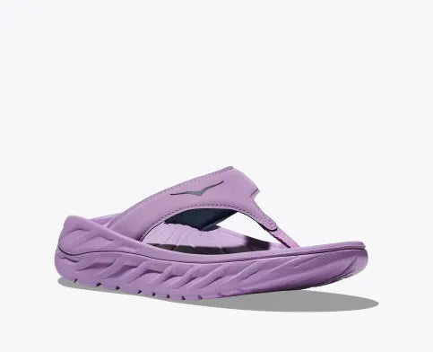 Women's Hoka Ora Recovery Flip (Violet Bloom/Outerspace)