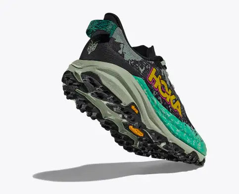Women's Hoka Speedgoat 6 (Black/Aloe Vera)