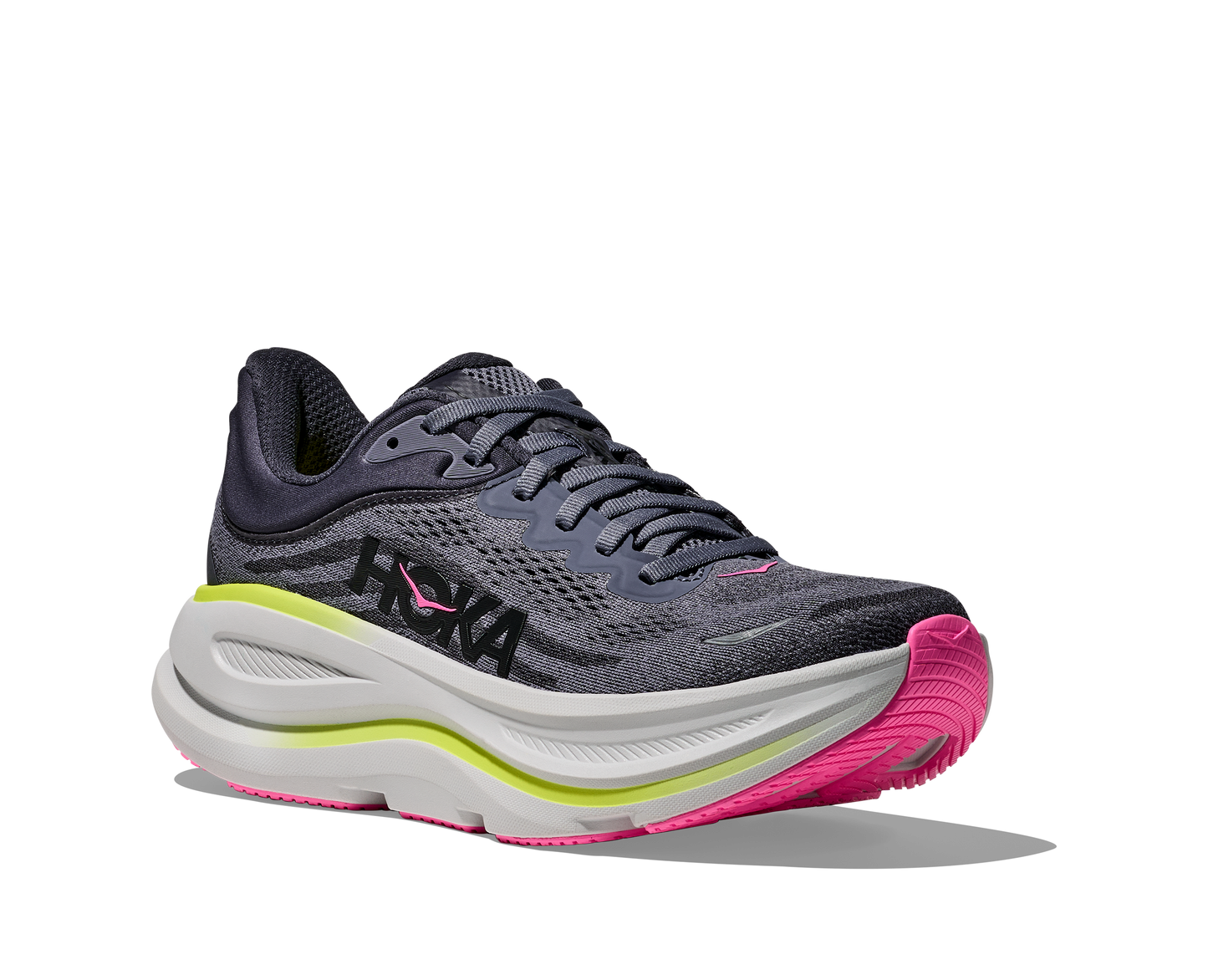 Women's Hoka Bondi 9 Charcoal Grey / Grey Skies