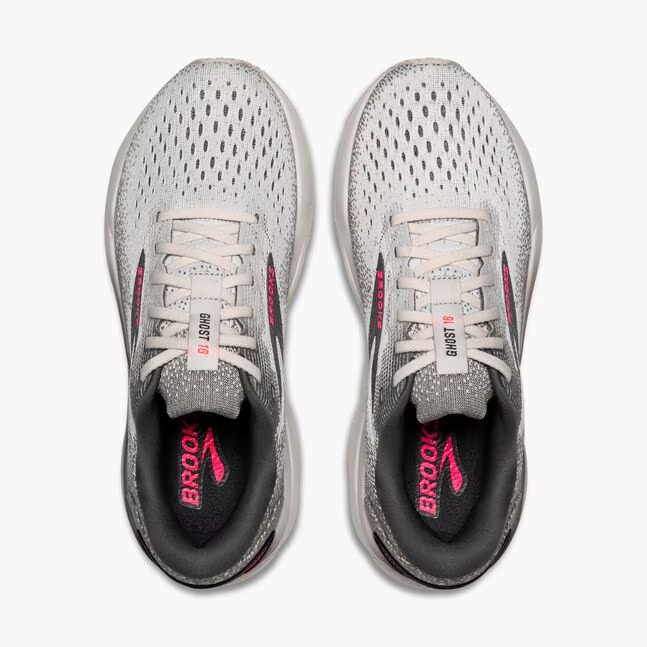 Women's Brooks Ghost 16 (Grey Gargoyle Pink) *Sale*