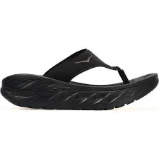 Men's Hoka Ora Recovery Flip (Black/Dark Gull Gray)