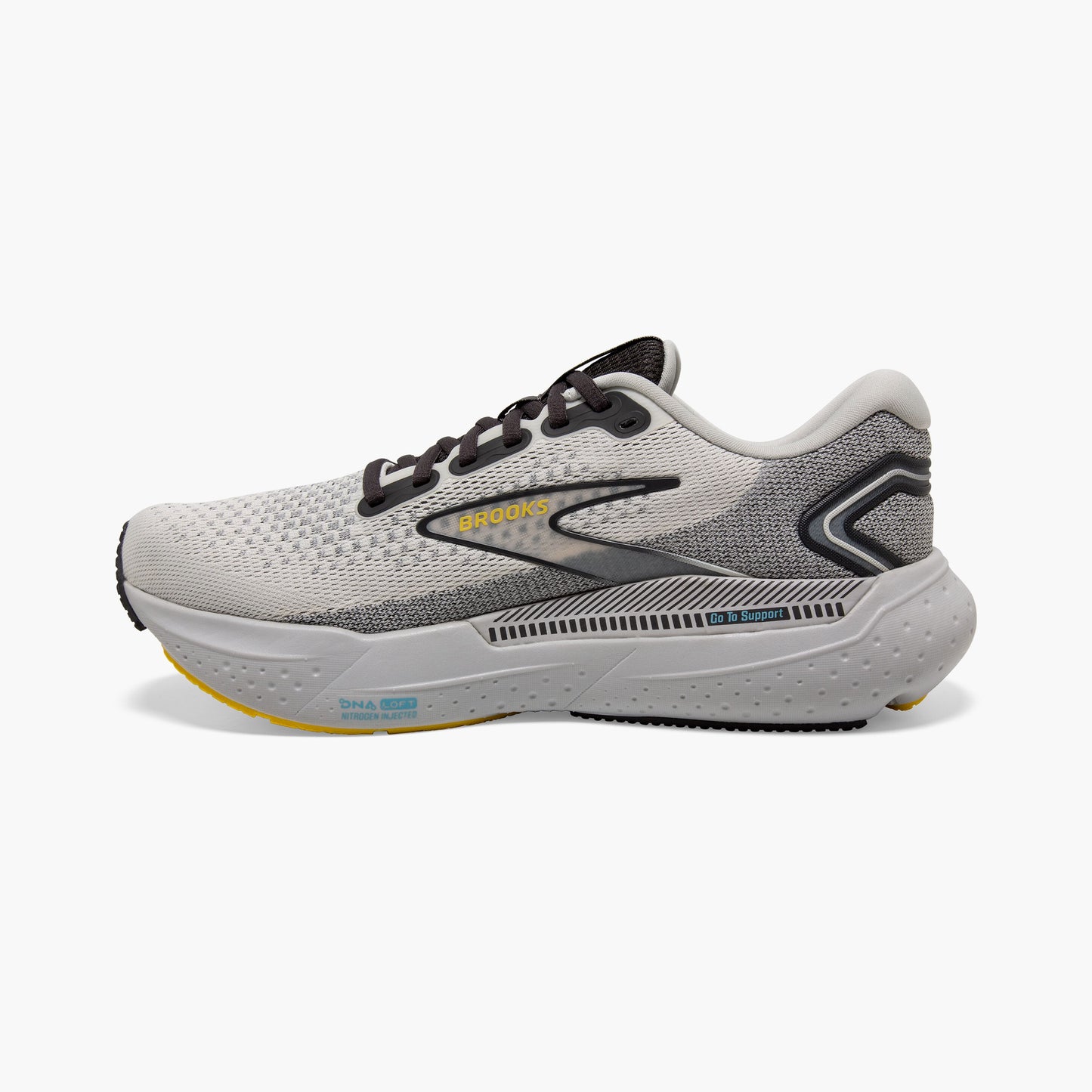 Men's Brooks Glycerin GTS 21 (Coconut/Forged Iron/Yellow) *Sale*