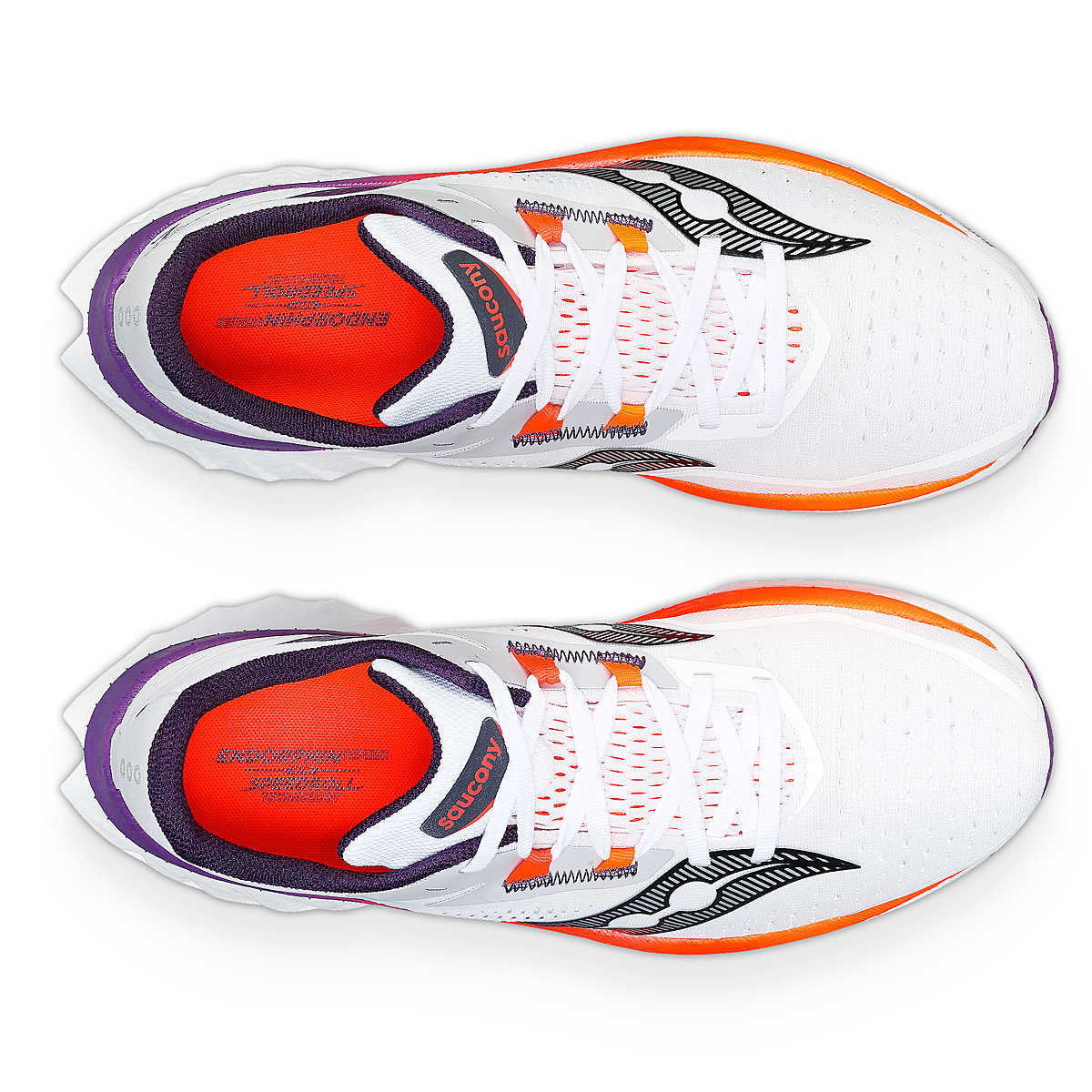 Men's Saucony Endorphin Speed 4 (White/Viziorange)