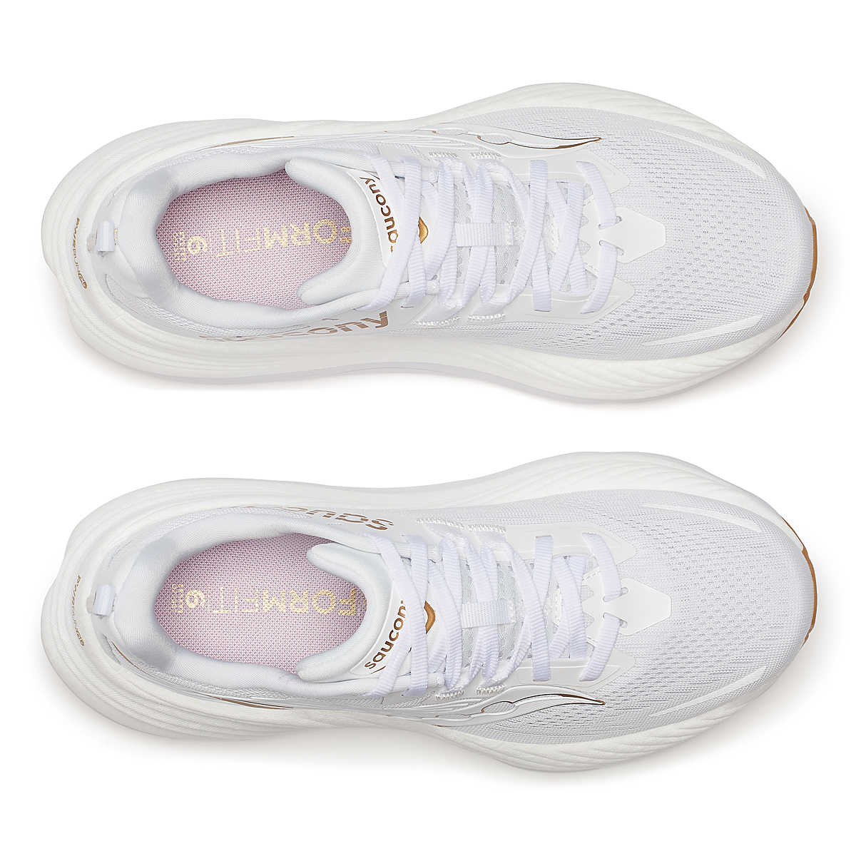 Women's Saucony Hurricane 24 (White/Gold)