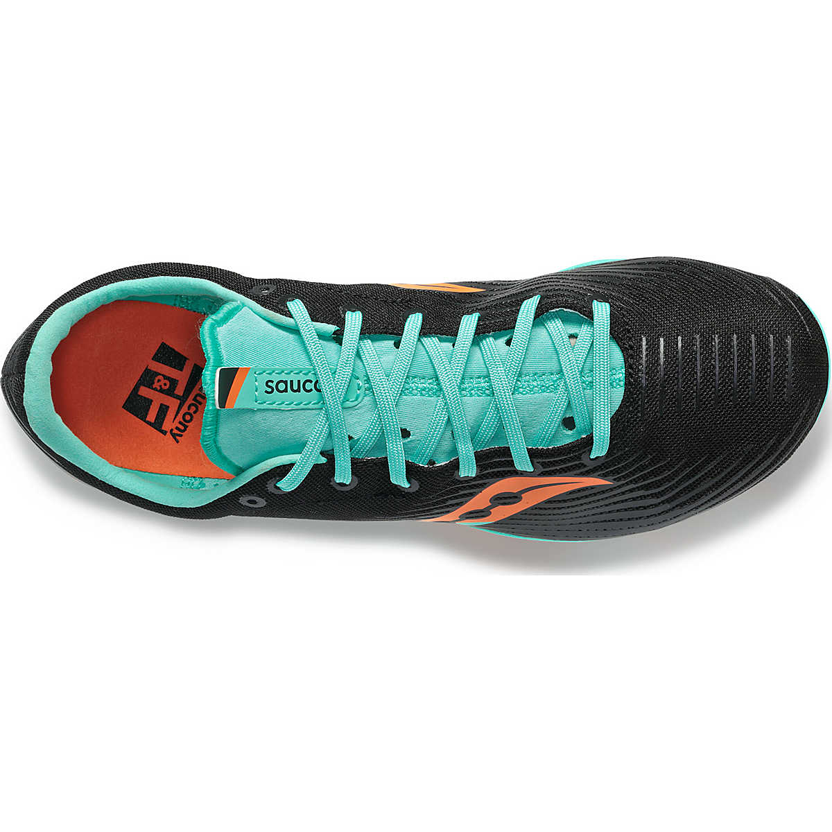 Women's Saucony Ballista MD (Black/Cool Mint)