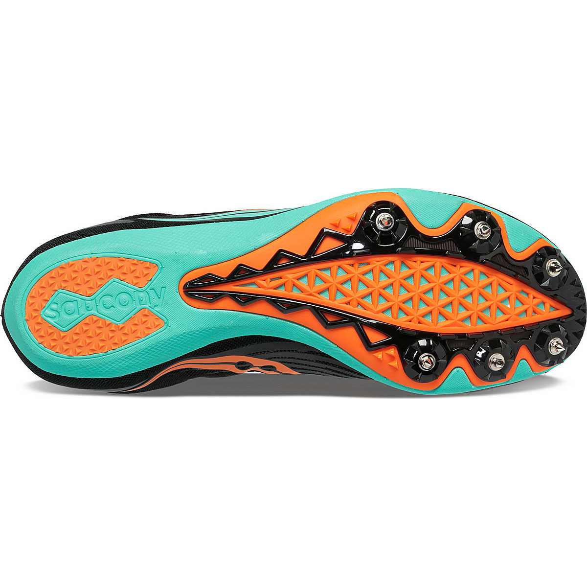 Women's Saucony Ballista MD (Black/Cool Mint)