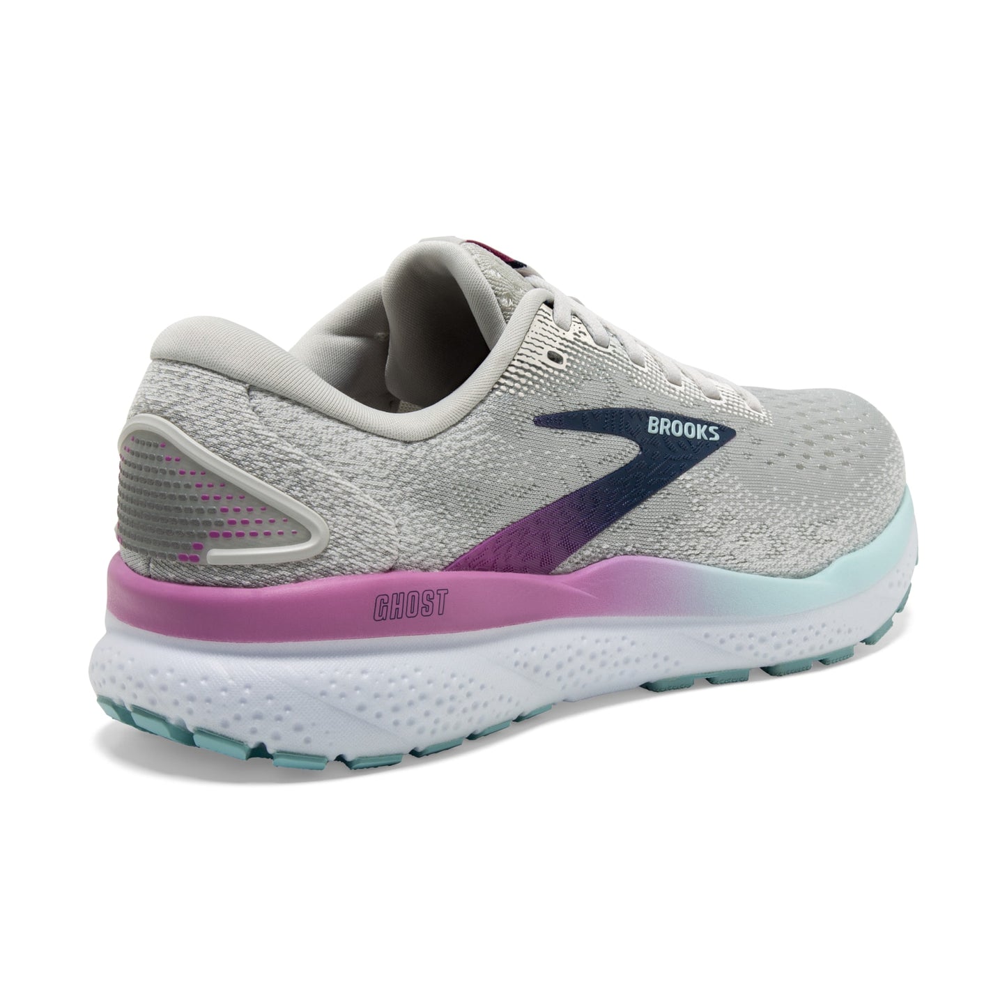 Women's Brooks Ghost 16 (White/Gray/Estate Blue)