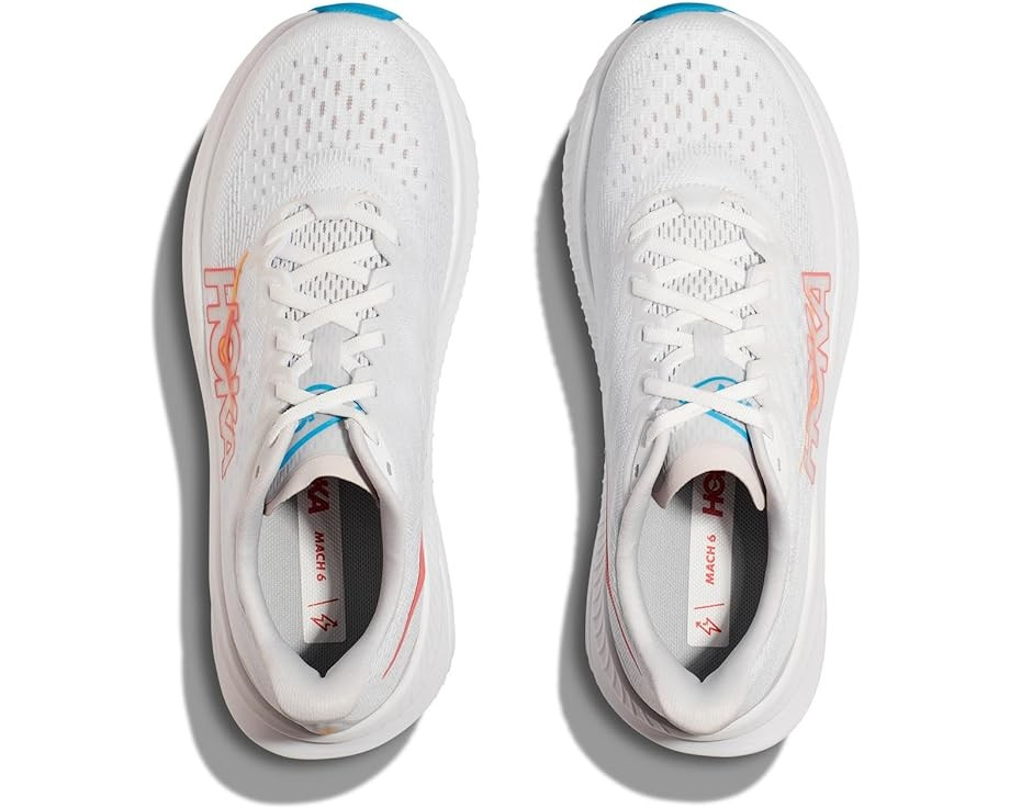 Women's Hoka Mach 6 (White/Nimbus Cloud)