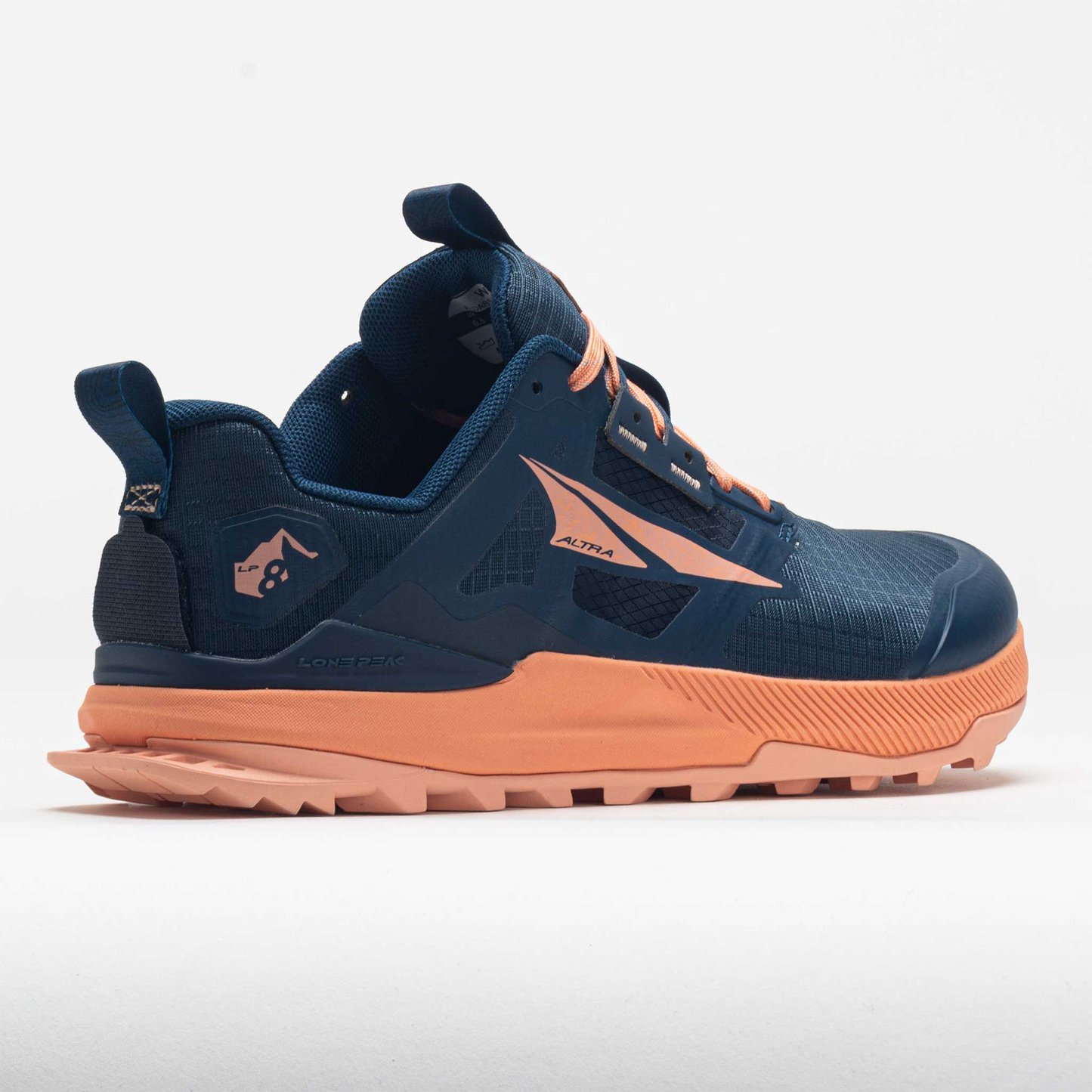 Women's Altra Lone Peak 8 (Navy/Coral)