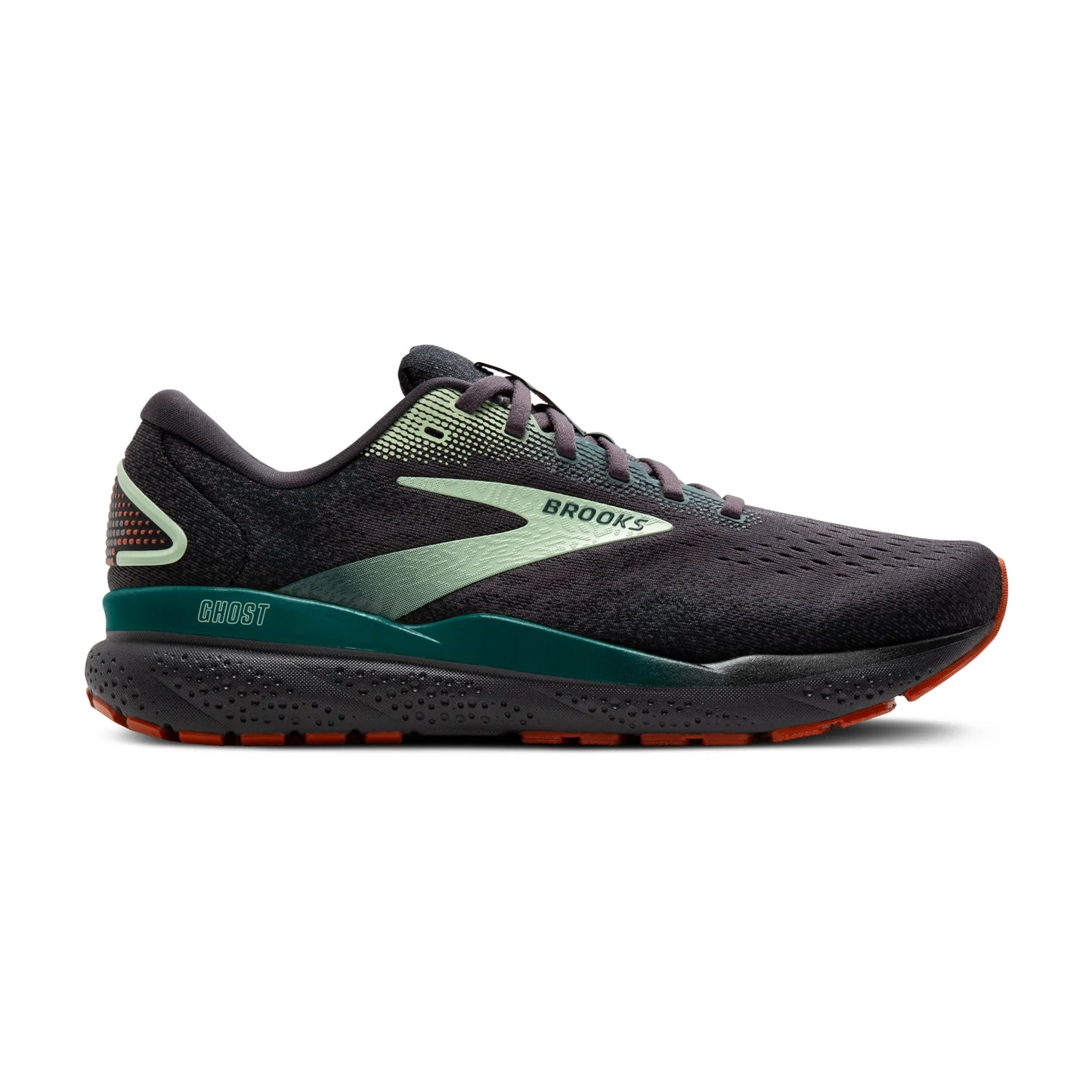 Men's Brooks Ghost 16 (Blackened Pearl/June Bug/Green) *Sale*