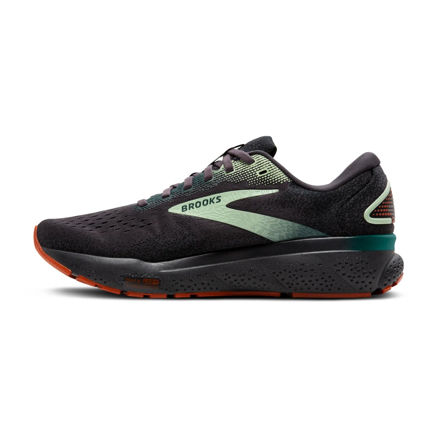 Men's Brooks Ghost 16 (Blackened Pearl/June Bug/Green) *Sale*