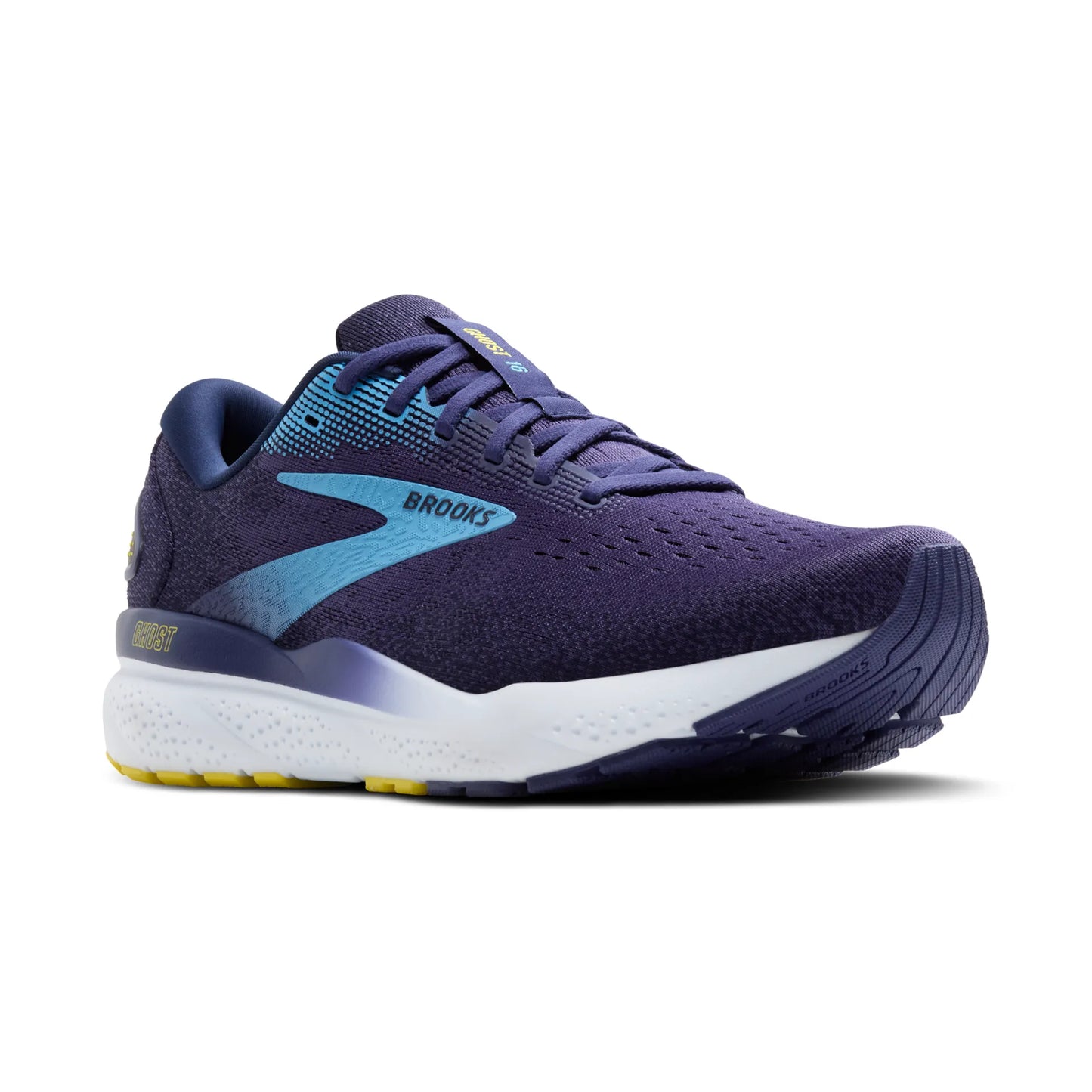 Men's Brooks Ghost 16 (Blue/Bonnie Blue/Yellow) *Sale*
