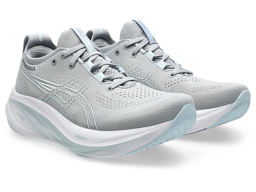 Women's ASICS Gel-Nimbus 26 (Piedmont Grey/Grey Blue)