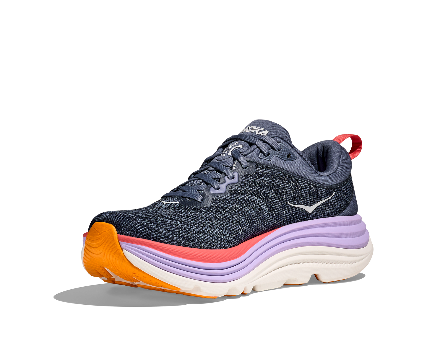 Women's Hoka Gaviota 5 (Anchor/Grapfruit)