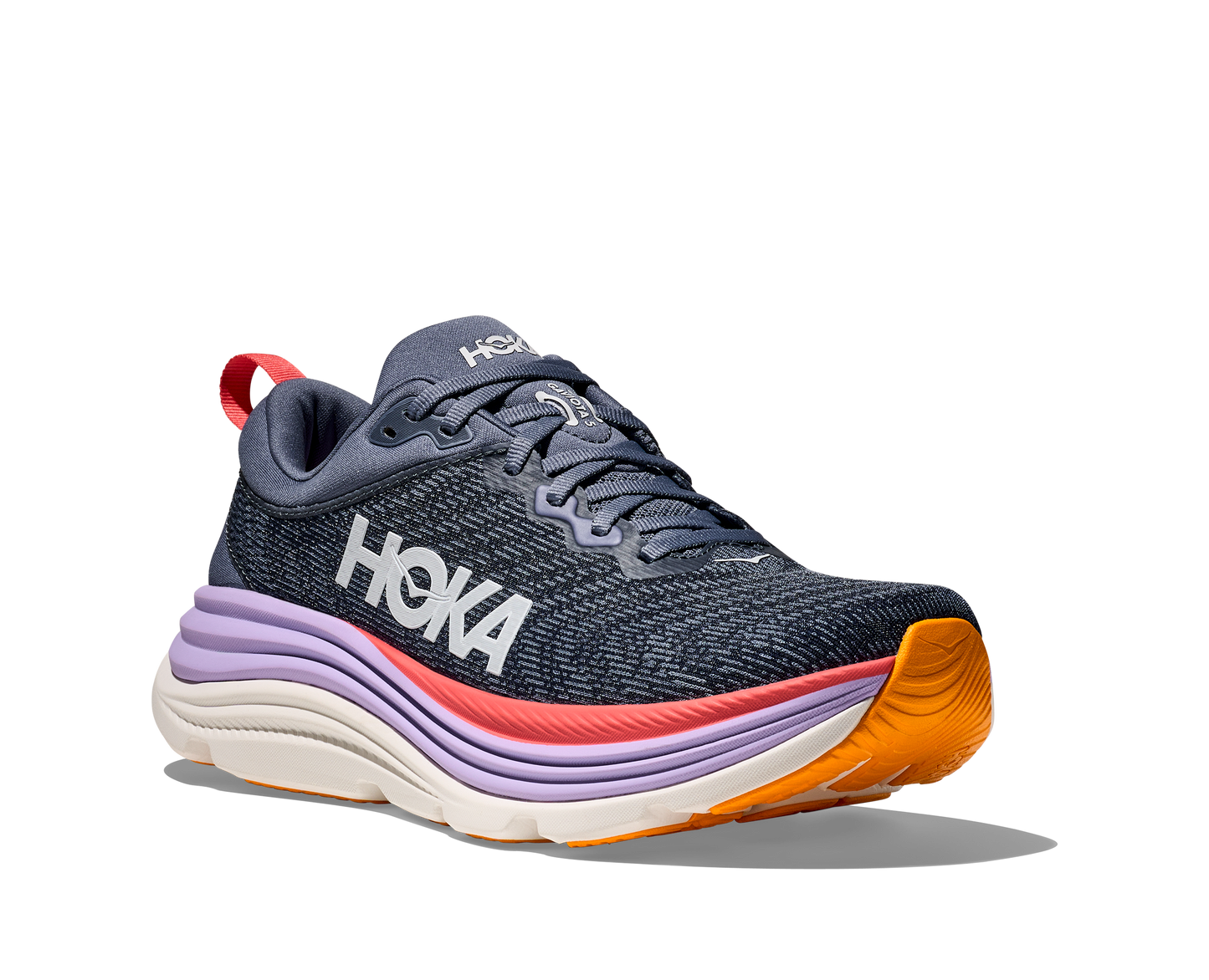 Women's Hoka Gaviota 5 (Anchor/Grapfruit)