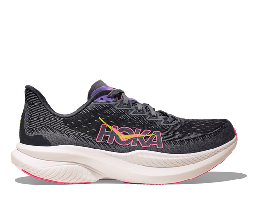 Women's Hoka Mach 6 (Grey Skies/Charcoal Grey)
