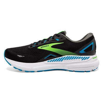 Men's Brooks Adrenaline GTS 23 (Black/Hawaiian Ocean/Green)