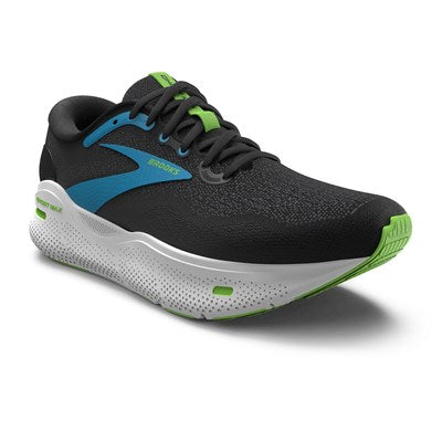 Men's Brooks Ghost Max (Black/Atomic Blue/Jasmine)