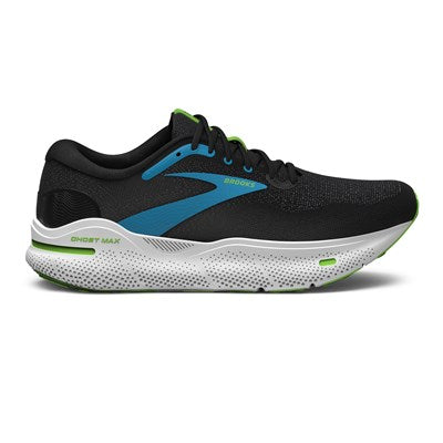 Men's Brooks Ghost Max (Black/Atomic Blue/Jasmine)