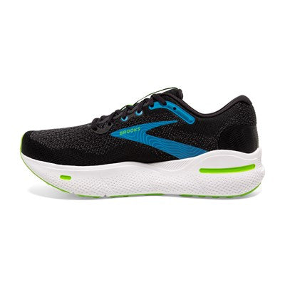 Men's Brooks Ghost Max (Black/Atomic Blue/Jasmine)