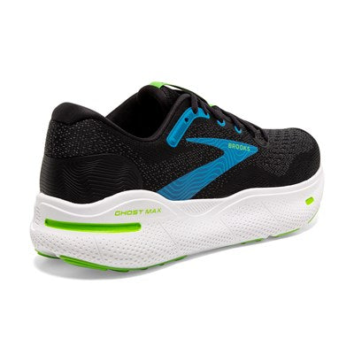 Men's Brooks Ghost Max (Black/Atomic Blue/Jasmine)