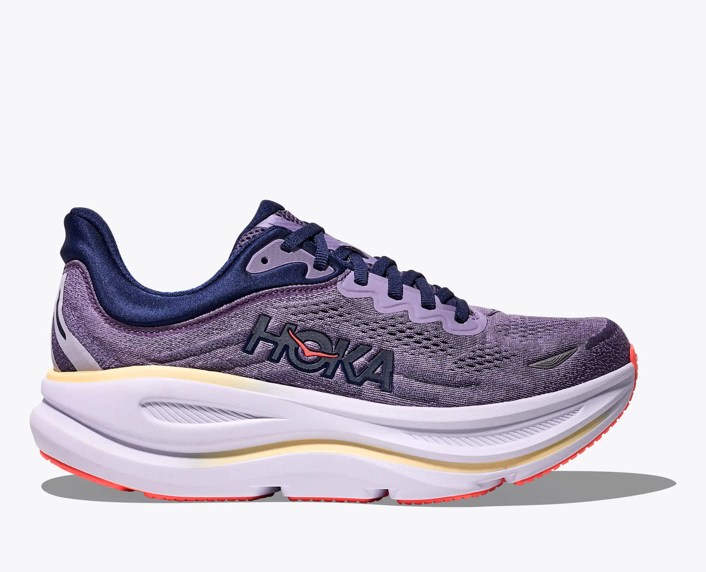Women's Hoka Bondi 9 Charcoal Grey / Grey Skies