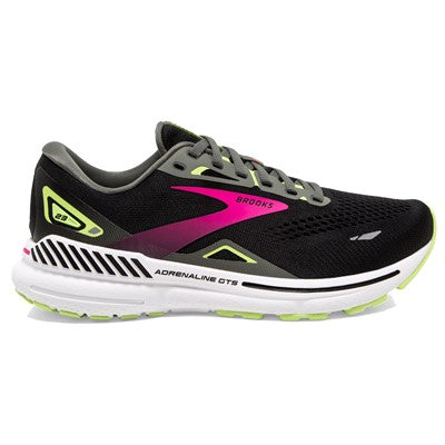 Women's Brooks Adrenaline GTS 23 (Black/Gunmetal/Sharp Green)