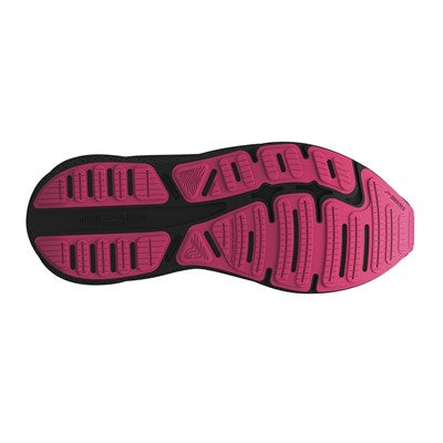 Women's Brooks Ghost Max (Black/Papaya/Raspberry)