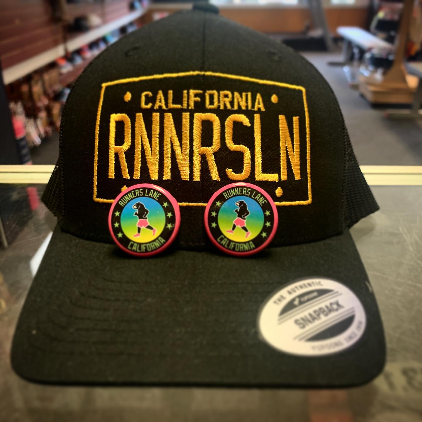 Runners Lane Cali License Plate Hat Snap-Back