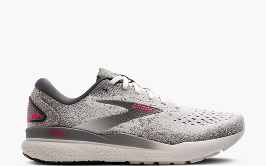 Women's Brooks Ghost 16 (Grey Gargoyle Pink)