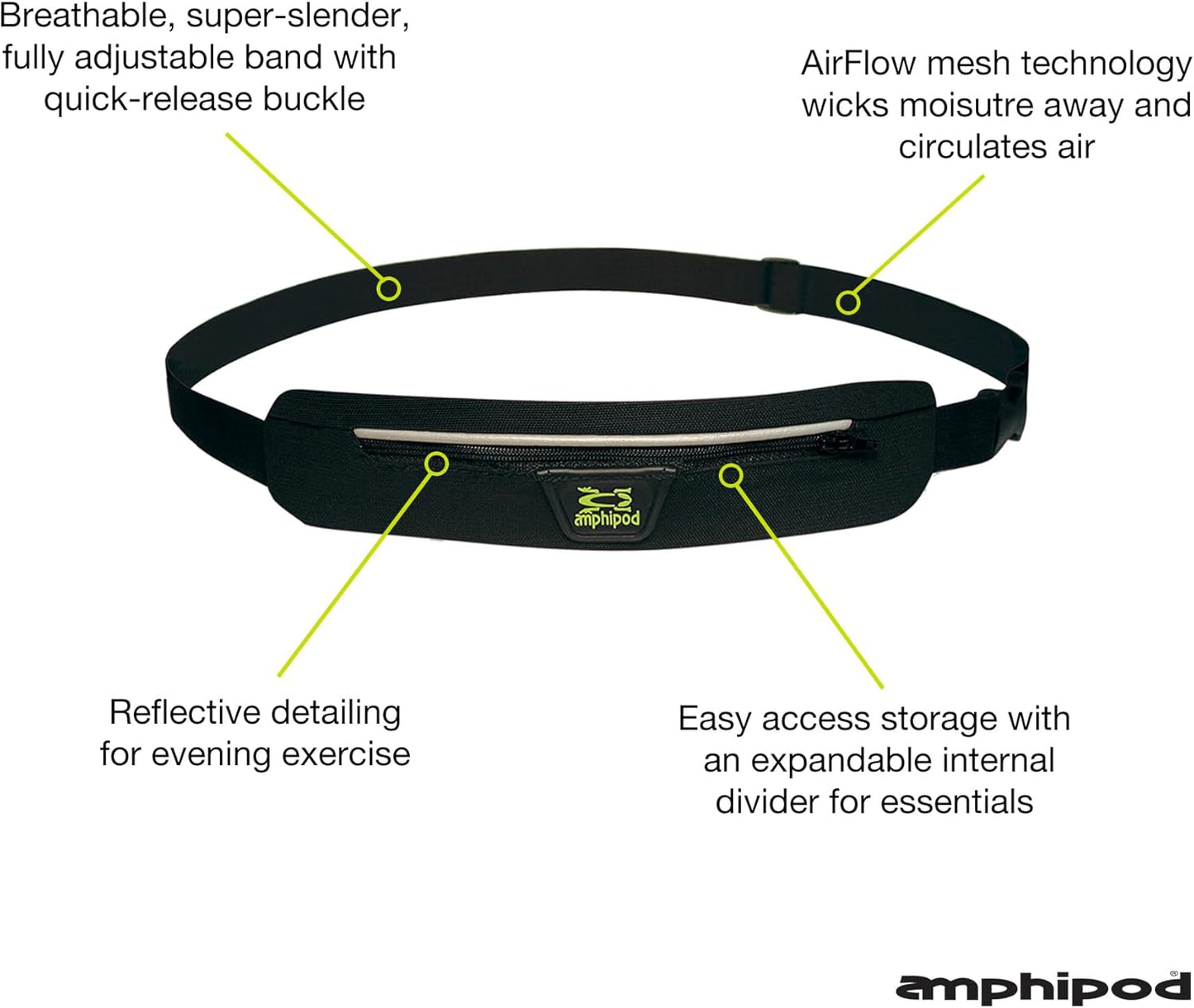 Amphipod AirFlow Microstretch Plus Belt