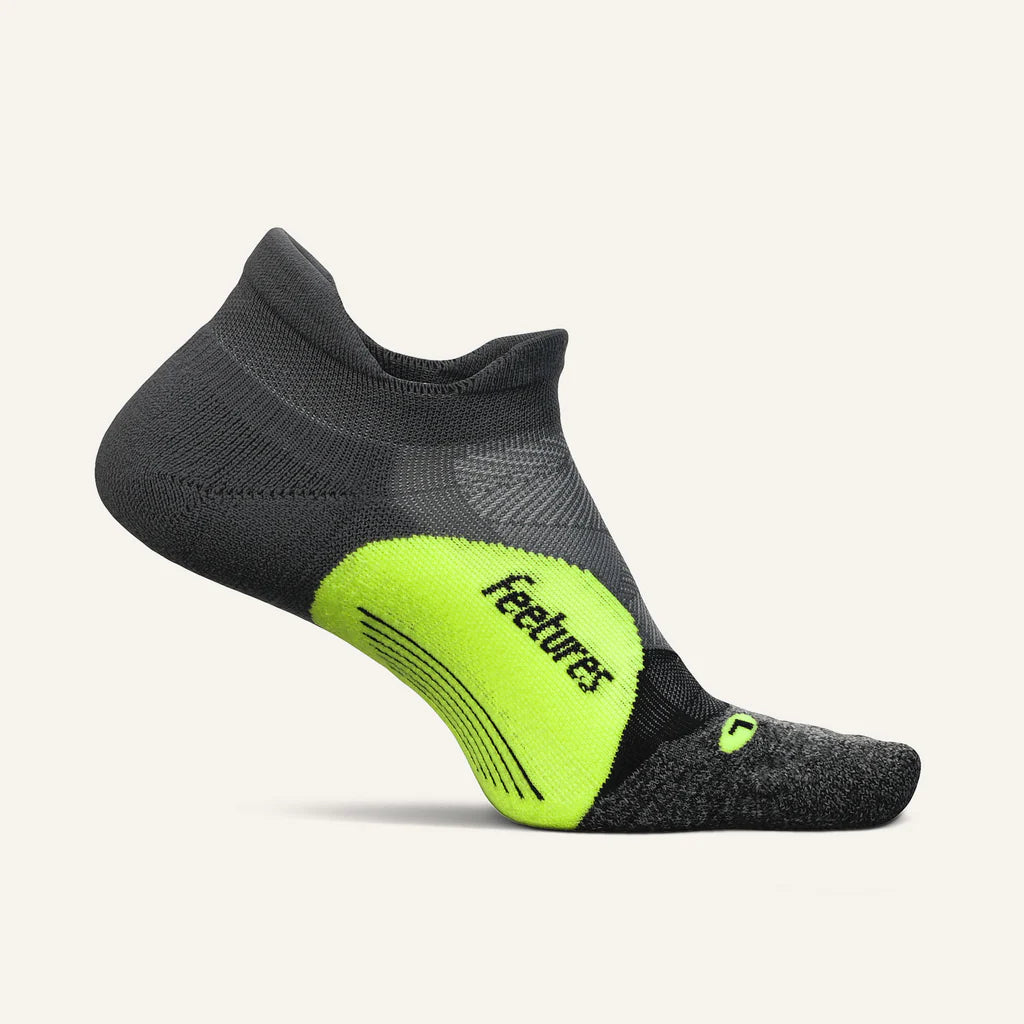 Feetures Elite Light Cushion No Show Tab Socks (Midnight Neon)