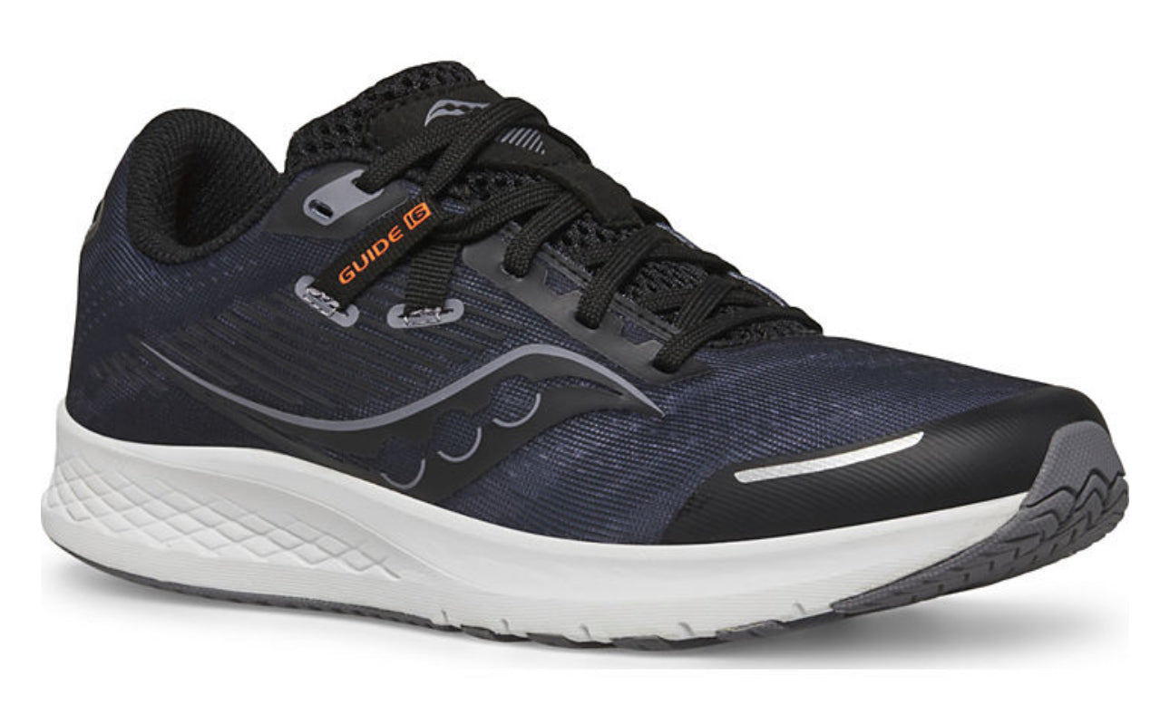 Big Kid's Saucony Guide 16 (Black/White)