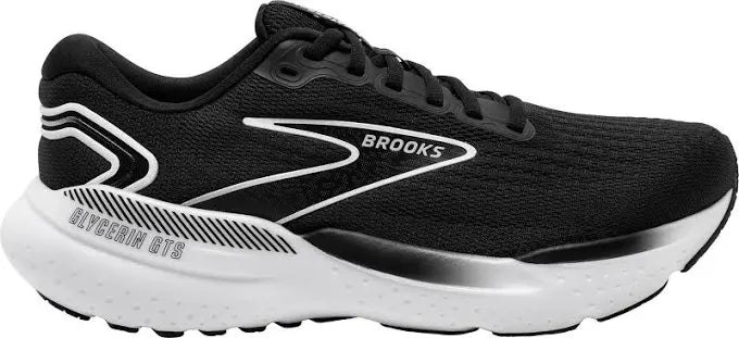 Men's Brooks Glycerin GTS 21 (Black/Grey/White)