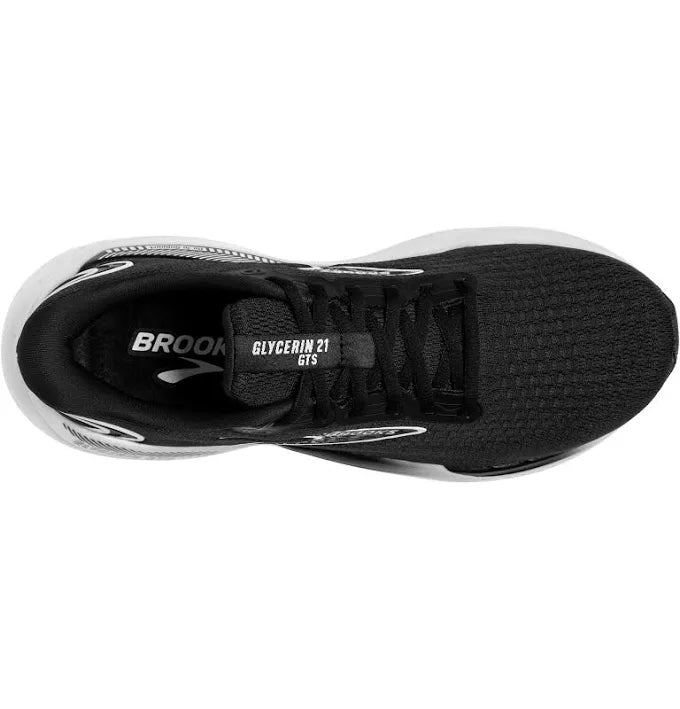 Men's Brooks Glycerin GTS 21 (Black/Grey/White)