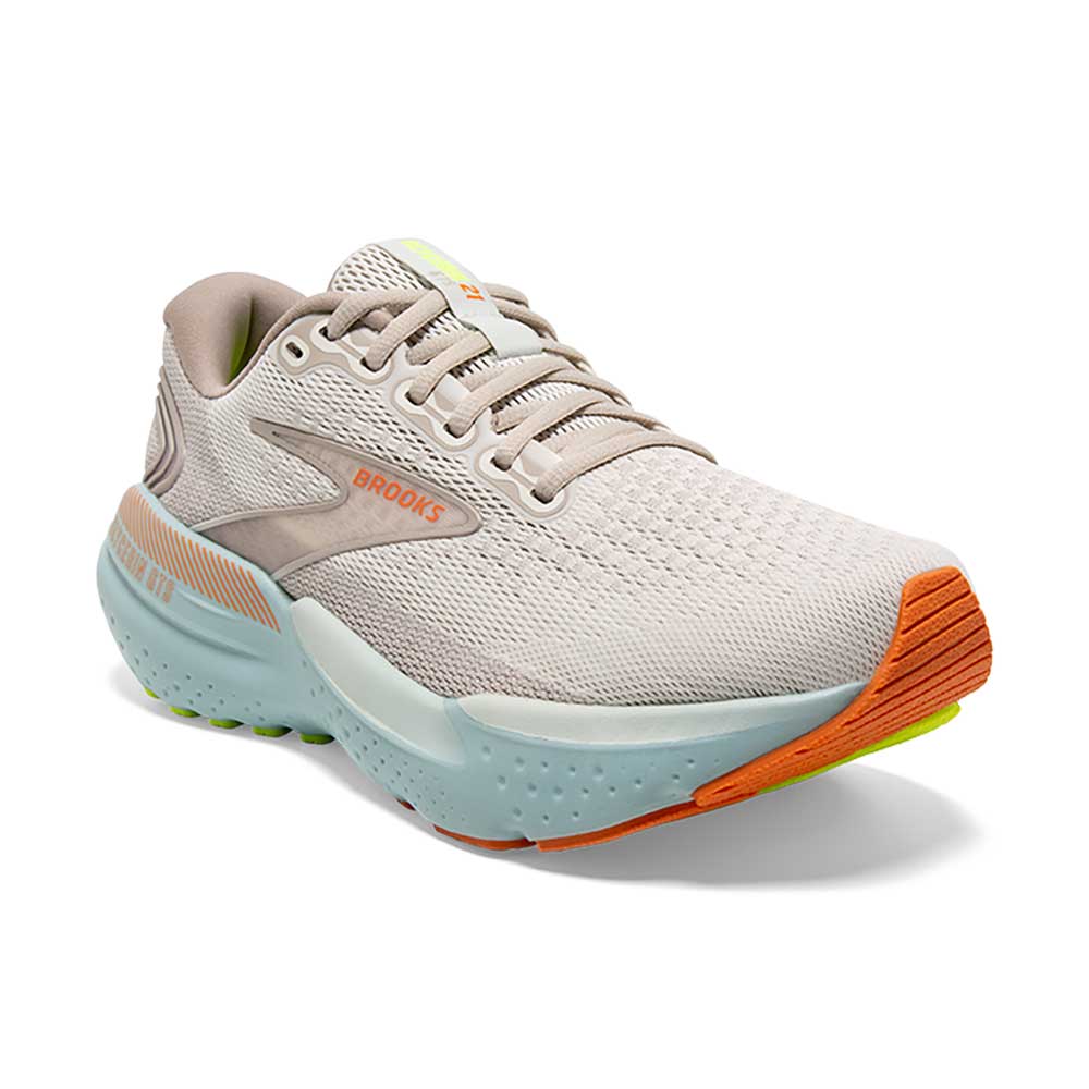 Women's Brooks Glycerin GTS 21 (Coconut/Aqua/Autumn Sunset)