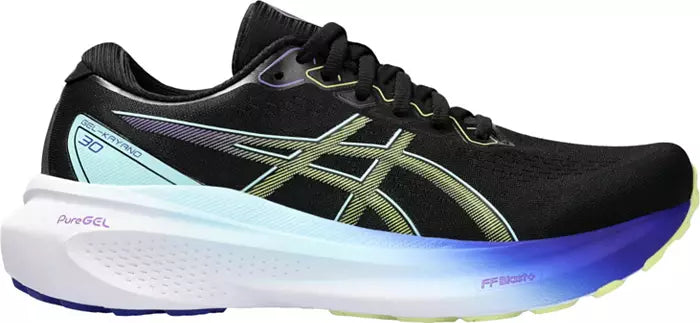 Women's ASICS Gel Kayano 30 (Black/Glow Yellow)