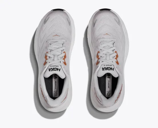 Women's Hoka Arahi 6 (Nimbus Cloud/Rose Gold)