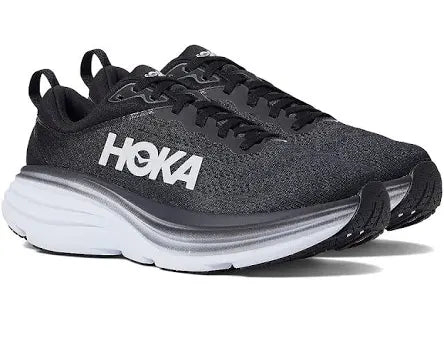 Men's Hoka Bondi 8 (Black/White)