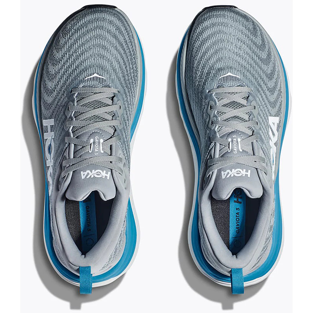 Men's Hoka Gaviota 5 (Limestone/Diva Blue)