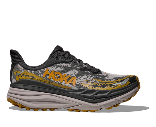 Men's Hoka Stinson 7  (Black/Cement)