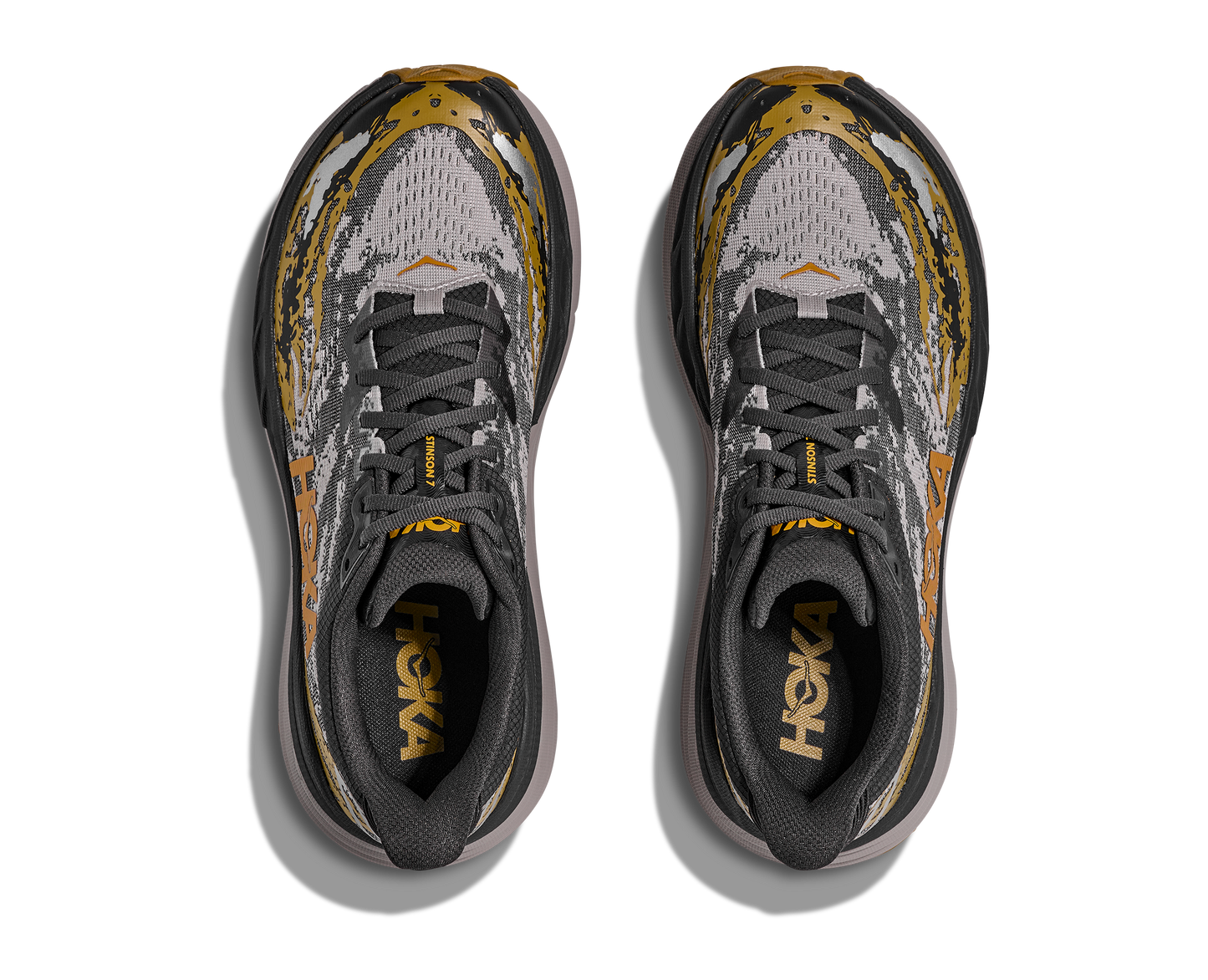 Men's Hoka Stinson 7  (Black/Cement)