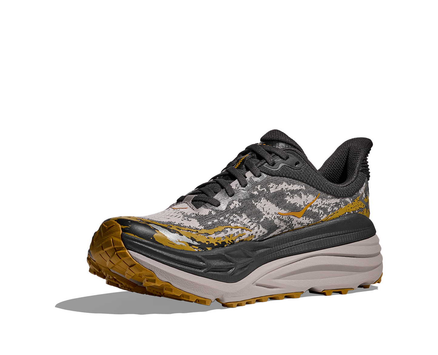 Men's Hoka Stinson 7  (Black/Cement)