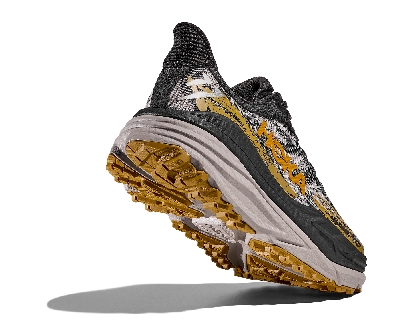 Men's Hoka Stinson 7  (Black/Cement)