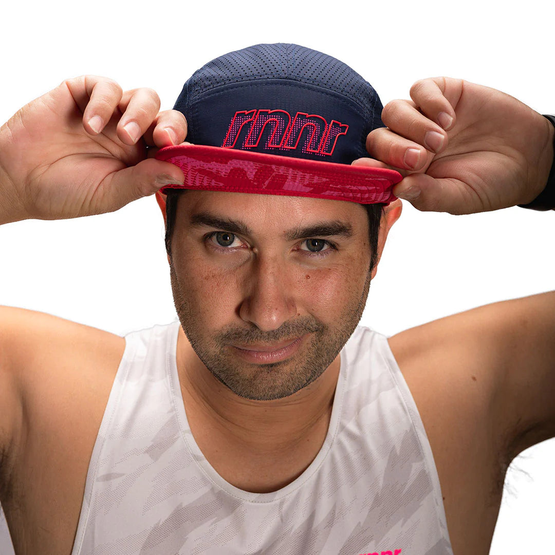 rnnr Pacer Hat: Sprint (Blue/Pink)