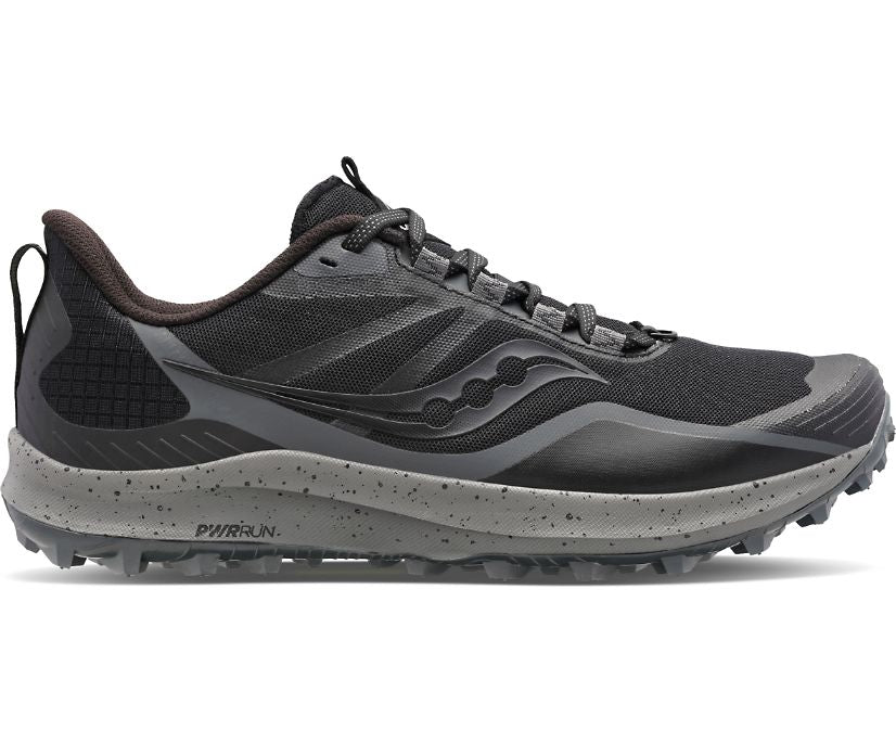 Women's Saucony Peregrine 12 (Black/Charcoal)