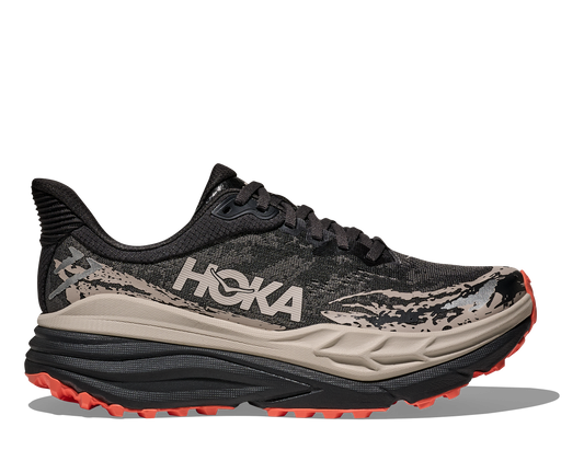 Women's Hoka Stinson 7  (Black/Putty)