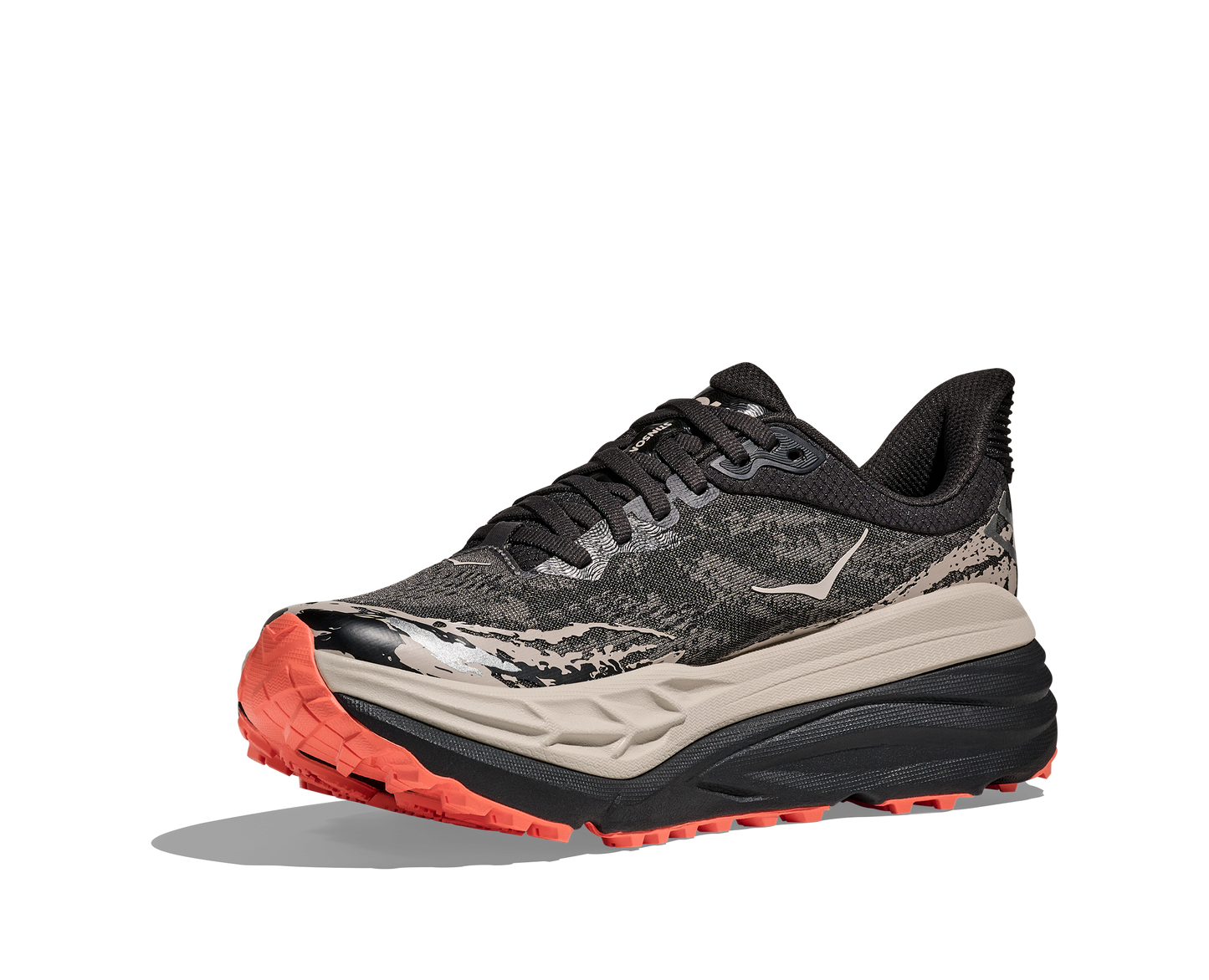 Women's Hoka Stinson 7  (Black/Putty)