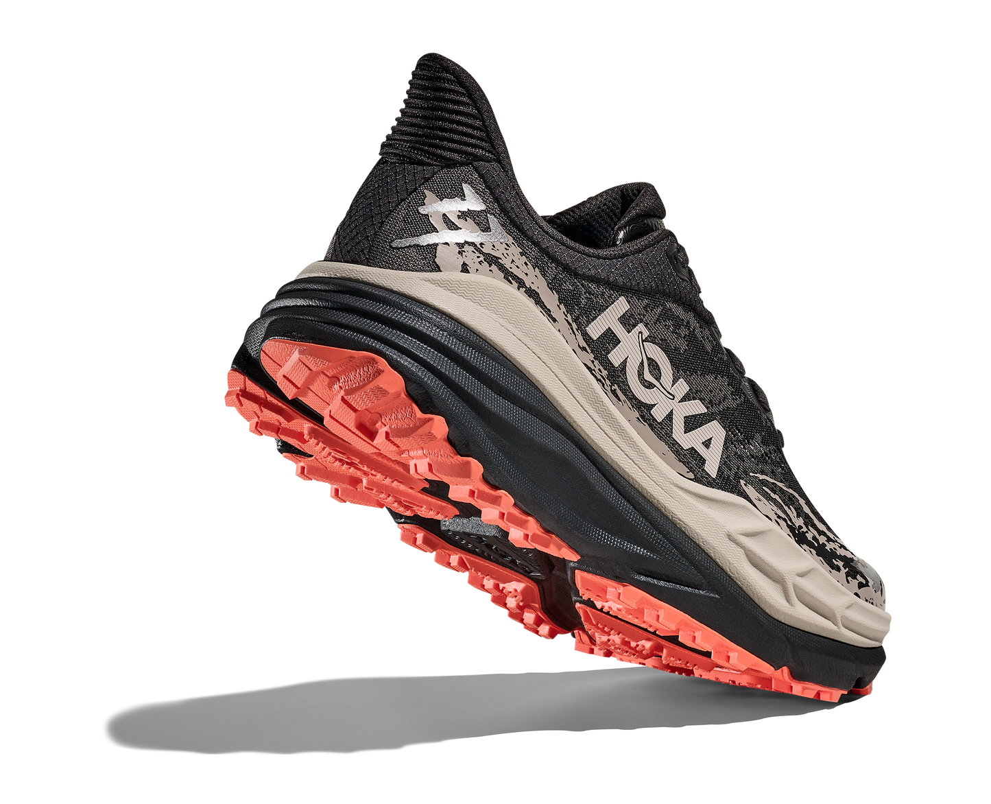 Women's Hoka Stinson 7  (Black/Putty)
