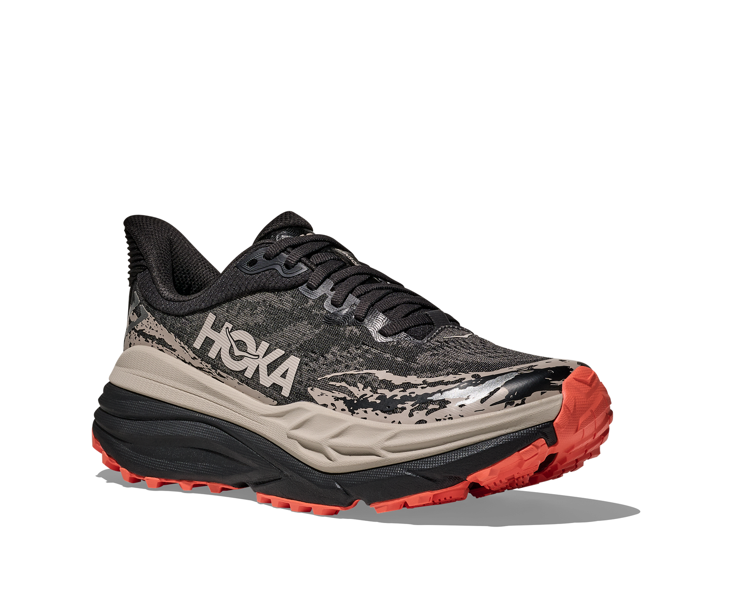 Women's Hoka Stinson 7  (Black/Putty)